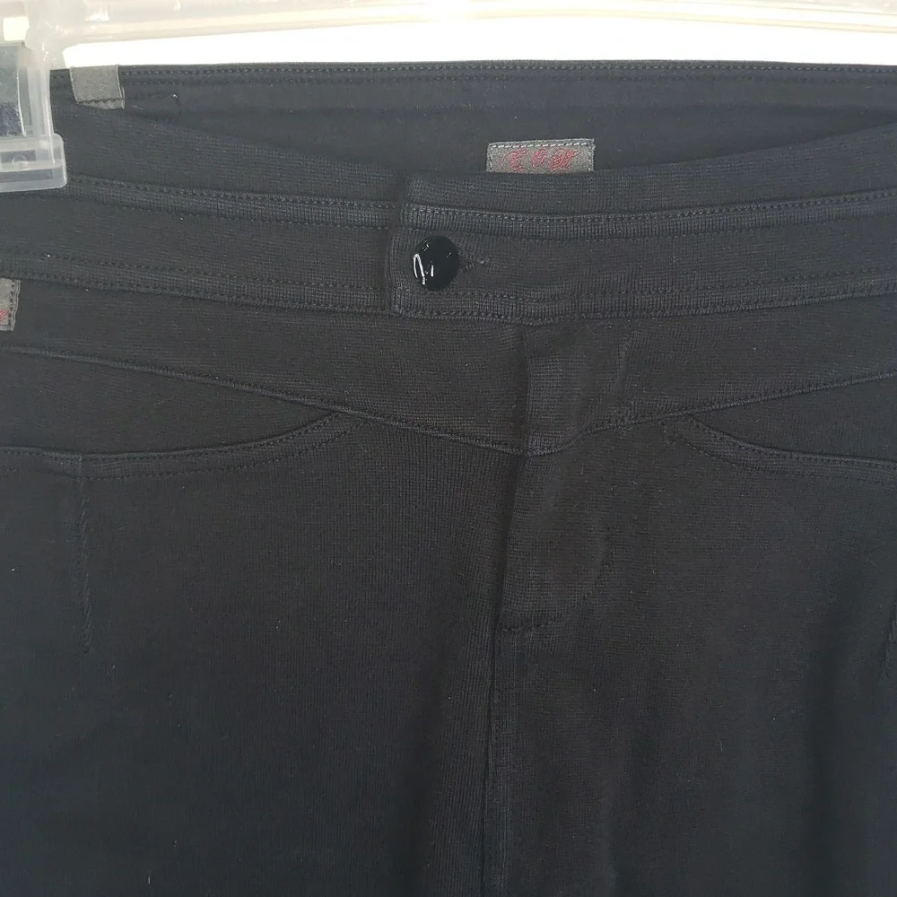 Citizens of Humanity Manner Black Denim Mini Skirt Y2K Minimalist USA Made Sz 27